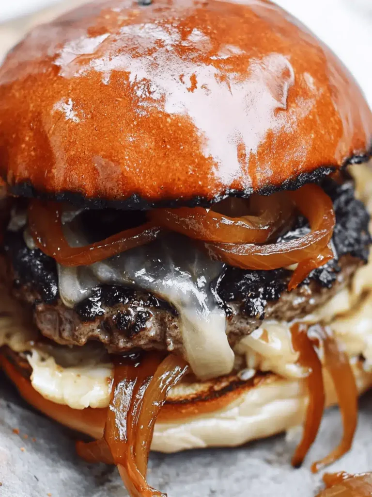 The Best Bison Burger Recipe with Caramelized Onions Yum!